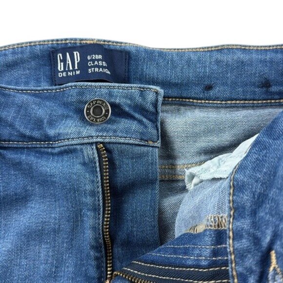 GAP Classic Straight Crop Raw Hem Women's Size 28 - Picture 10 of 10